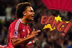 Man Utd's Joshua Zirkzee celebrates scoring against Fulham in the Premier League