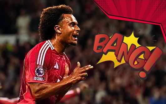 Man Utd's Joshua Zirkzee celebrates scoring against Fulham in the Premier League