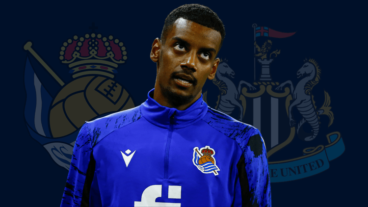Alexander Isak maakte een transfer van Real Sociedad naar Newcastle United