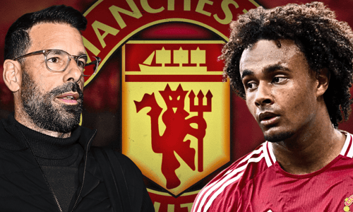 Ruud van Nistelrooij, Joshua Zirkzee, Manchester United