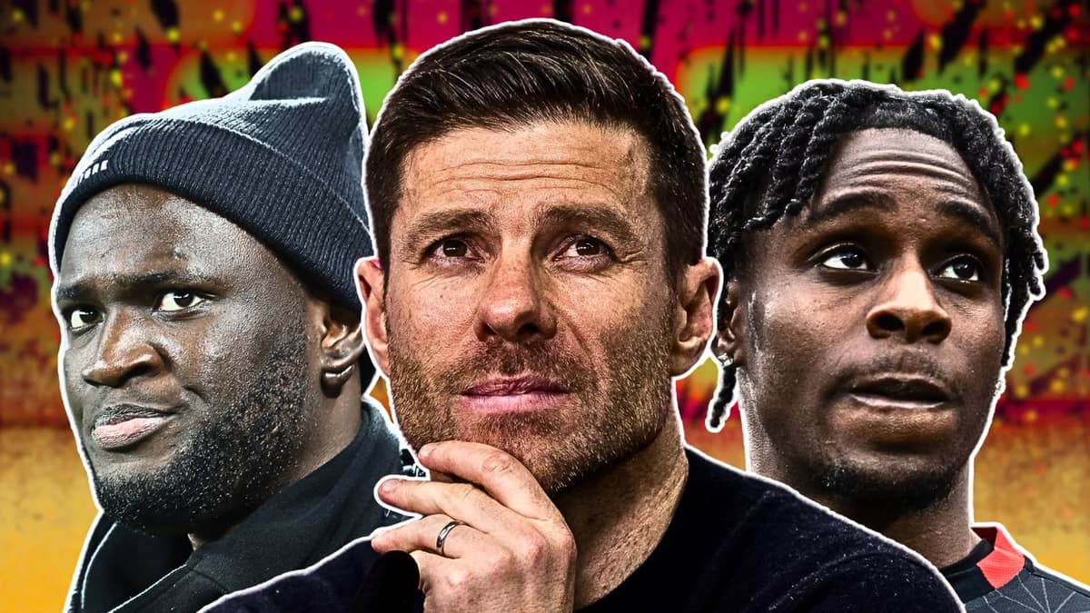Xabi Alonso, Victor Boniface, Jeremie Frimpong, Bayer Leverkusen