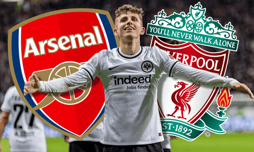 Jesper Lindstrom, Arsenal, Liverpool, 2022/23