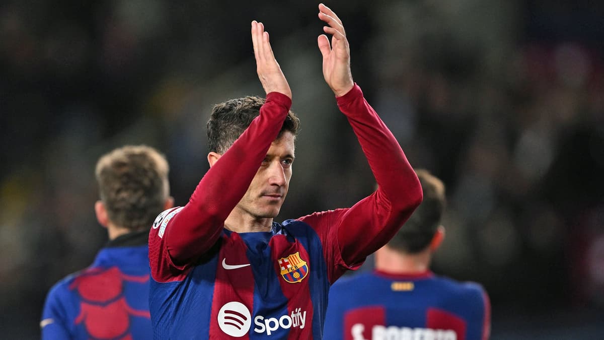 Barcelona's Robert Lewandowski