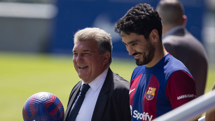 Barcelona signed Ilkay Gundogan earlier this summer
