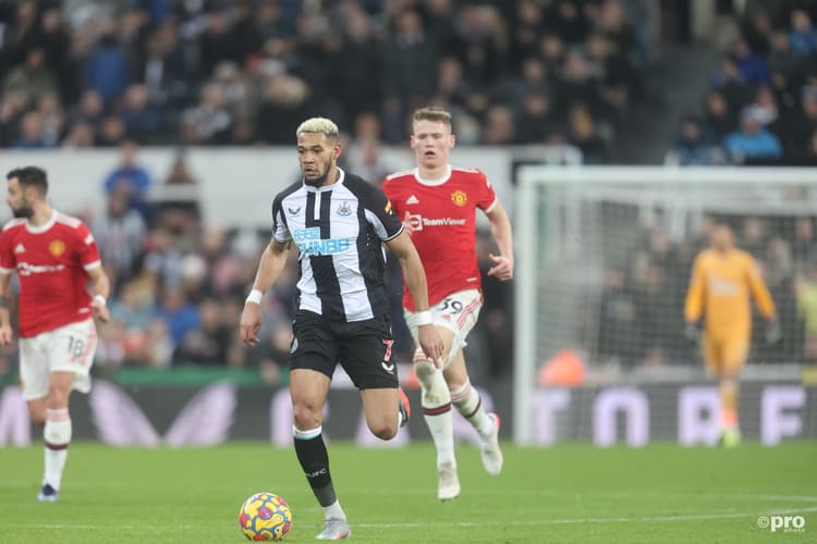 Joelinton has been one of the brightest performers for Newcastle under Eddie Howe