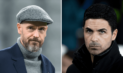 Erik ten Hag, Mikel Arteta, Man Utd, Arsenal