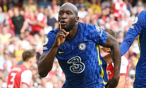 Chelsea striker romelu Lukaku 