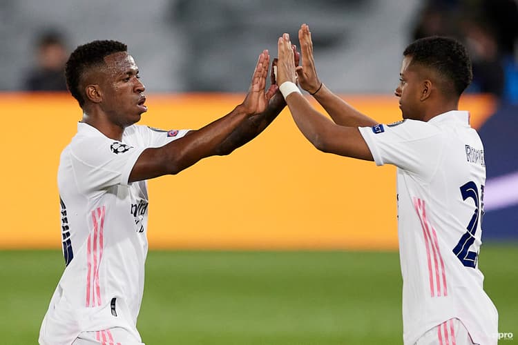 One of Vinicius Junior and Rodrygo could be excluded from Real Madrid's squad in 21/22