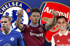 Mykhaylo Mudryk, Decland Rice, Leandro Trossard, Chelsea, Arsenal, 2022/23