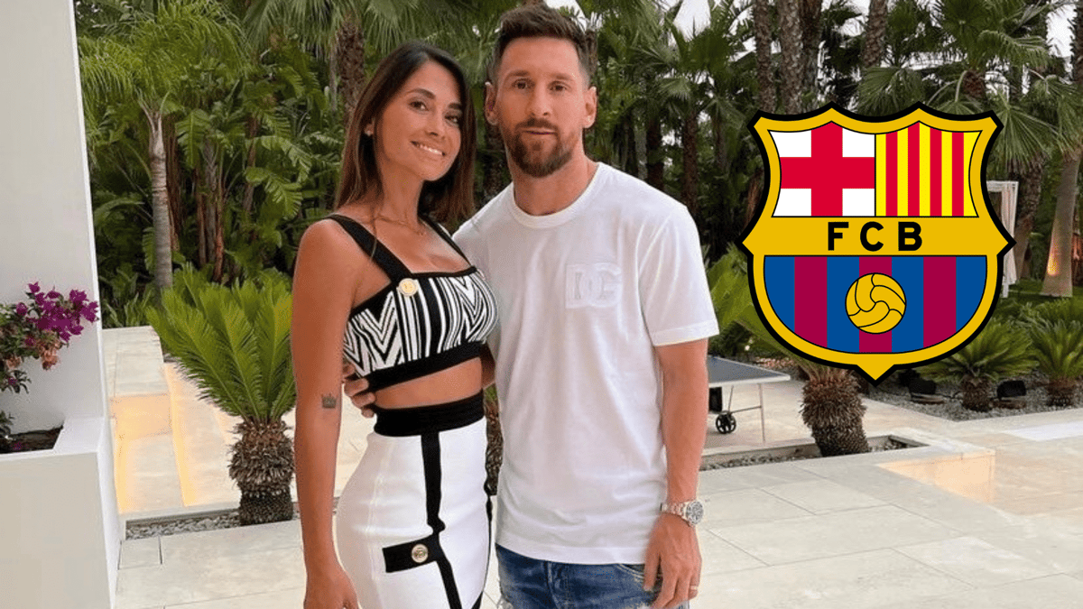 Lionel Messi and Antonella
