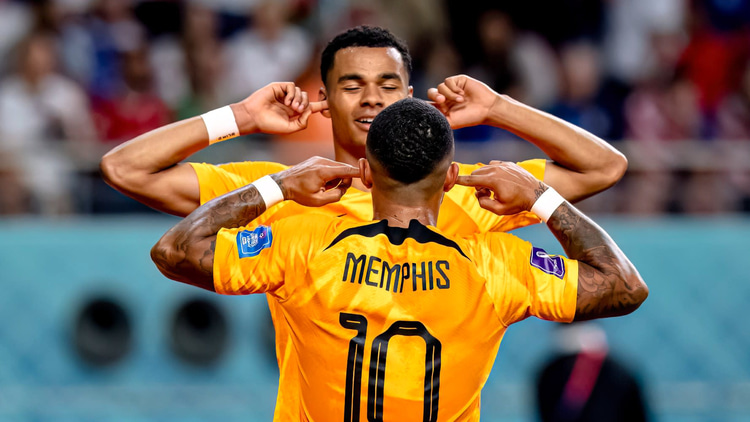 Cody Gakpo and Memphis Depay