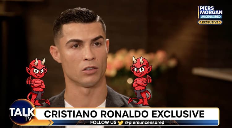 Ronaldo has caused a furore with Piers Morgan interview