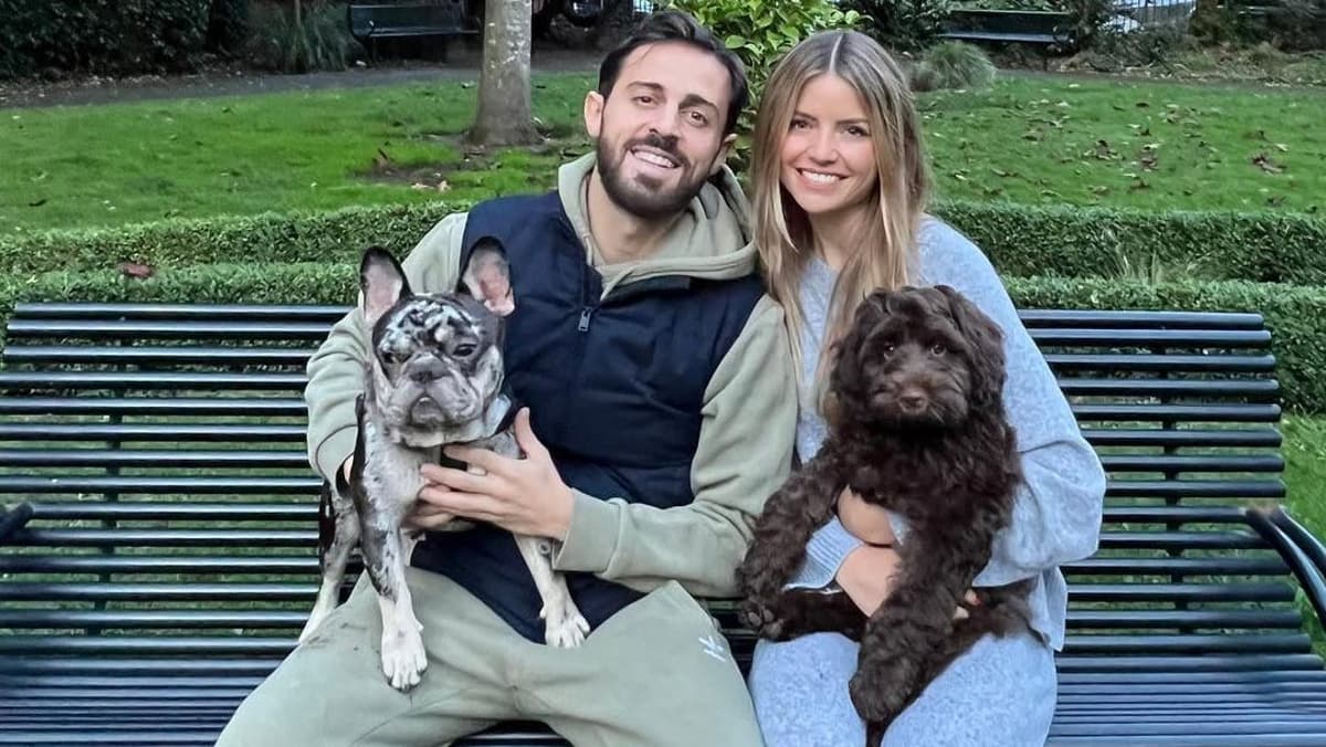 Bernardo Silva with girlfriend Ines Tomaz