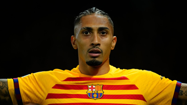Raphinha could be used as a makeweight in any Barcelona deal for Sancho.
