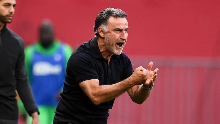 Christophe Galtier wasn't a huge fan of the striker