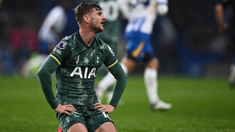 Timo Werner struggled for form in the Premier League.