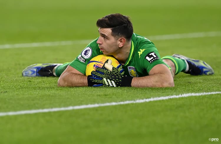 Emi Martinez has now kept 30 clean sheets for Aston Villa.