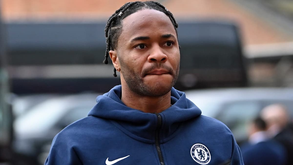 Chelsea star Raheem Sterling.