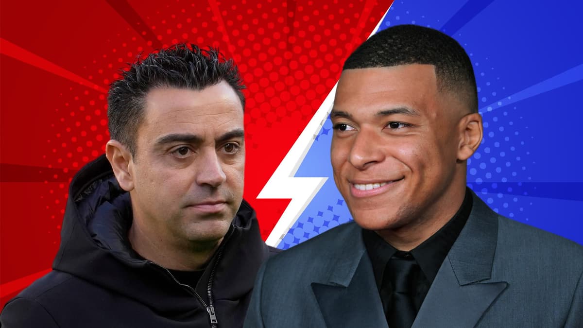 Xavi, Kylian Mbappe, PSG, 2023/24