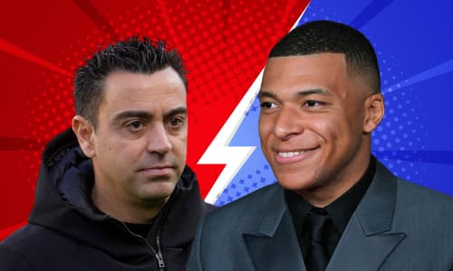 Xavi, Kylian Mbappe, PSG, 2023/24