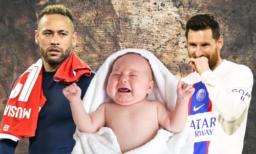 Neymar, Lionel Messi, PSG, cry-babies