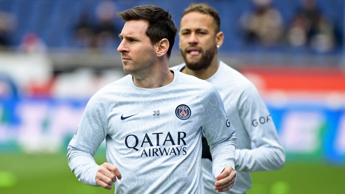 Lionel Messi and Neymar at PSG.