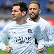 Lionel Messi and Neymar at PSG.