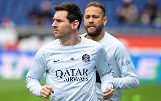 Lionel Messi and Neymar at PSG.
