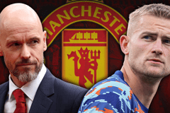 Matthijs de Ligt, Erik ten Hag, Manchester United