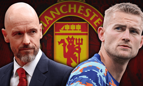 Matthijs de Ligt, Erik ten Hag, Manchester United