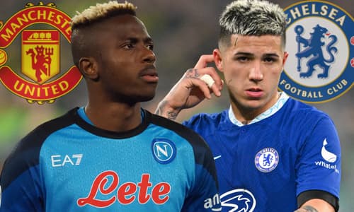 Victor Osimhen, Enzo Fernandez, Napoli, Chelsea, Man Utd, 2022/23