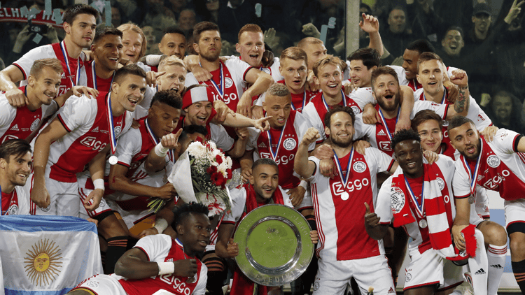 Hassane Bandé won met Ajax de landstitel in 2019 zonder in actie te komen.