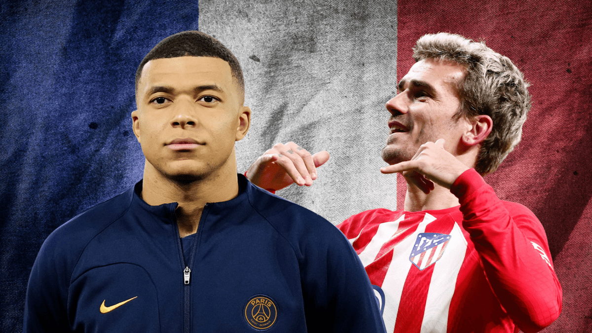 Kylian Mbappe, Antoine Griezmann, France, Euro 2024