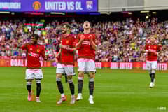 Donny van de Beek scoring for Man Utd