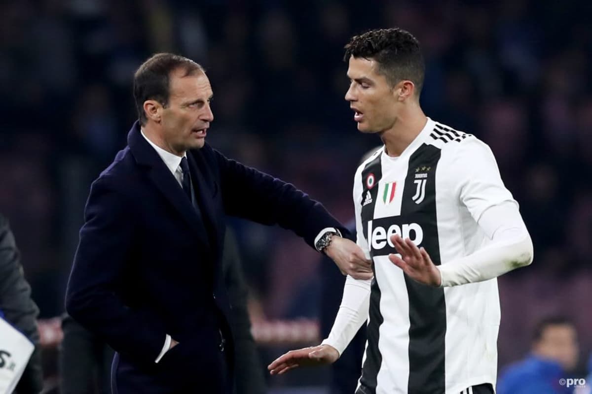 Max Allegri and Cristiano Ronaldo, Juventus