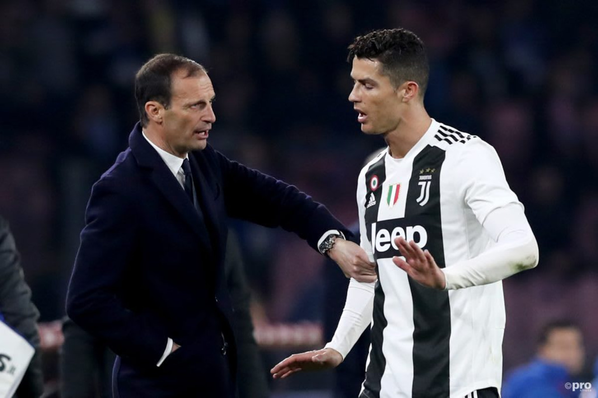 Max Allegri and Cristiano Ronaldo, Juventus