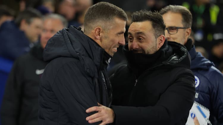 Gary O'Neil and fellow sought-after coach Roberto de Zerbi