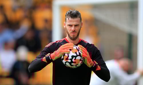 Manchester United goalkeeper David De Gea