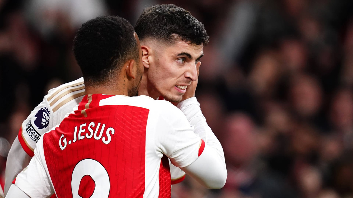 Gabriel Jesus, Kai Havertz, Arsenal, 2023/24