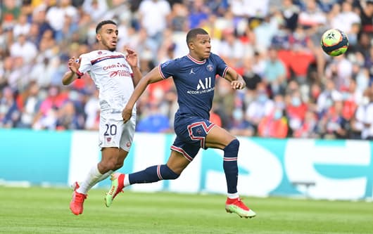 Real Madrid target Kylian Mbappe playing for PSG in Ligue 1