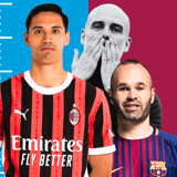 Pep Guardiola, Tijani Reijnders, Andres Iniesta