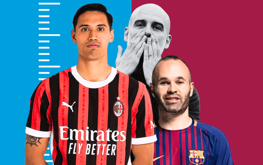 Pep Guardiola, Tijani Reijnders, Andres Iniesta