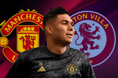 Casemiro, Man Utd, Aston Villa, 2023/24