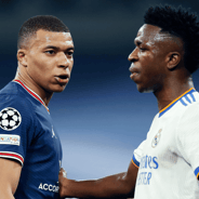Kylian Mbappe PSG Vinicius Junior Real Madrid