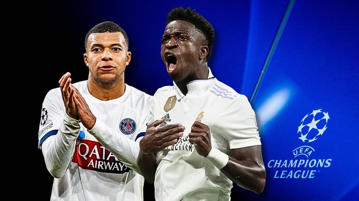 Kylian Mbappe, VInicius Junior, Champions League, 2023/24