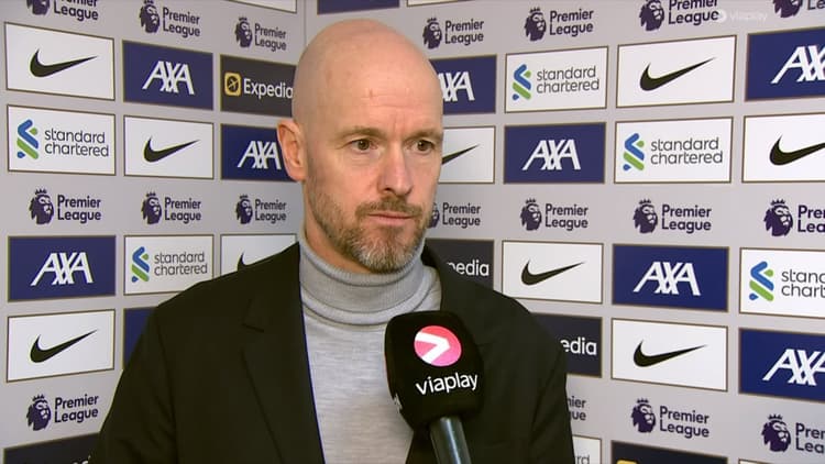 Ten Hag said the display from his side was 'unprofessional' 
