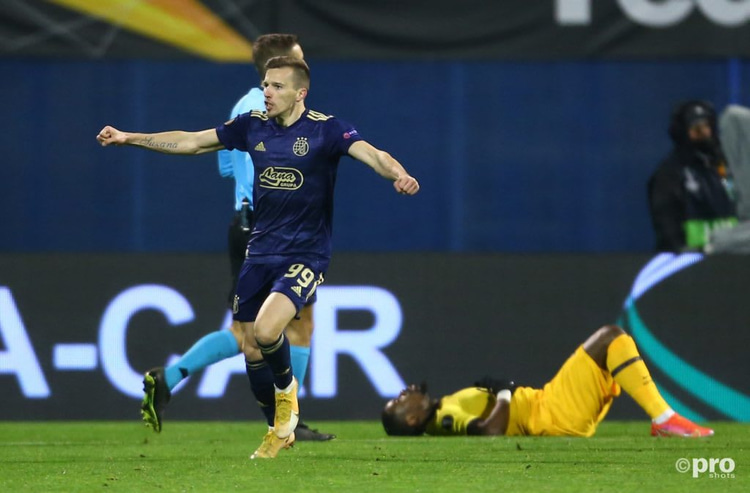 Mislav Orsic bagged an incredible hat-trick to knock Jose Mourinho’s Tottenham out of the Europa League