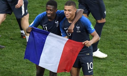Ousmane Dembele, Kylian Mbappe