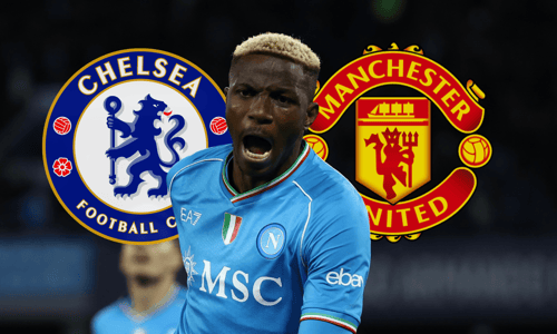 Victor Osimhen, Chelsea, Man Utd, Napoli