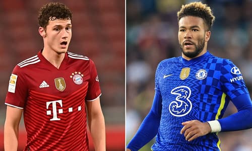 Benjamin Pavard and Reece James